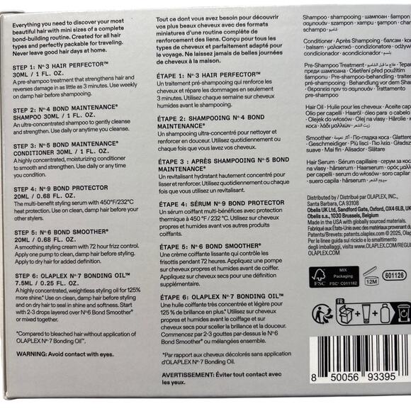 Olaplex Mini Hair Essentials Set: Includes 3,4,5,6,7 and 9 - Picture 4 of 4